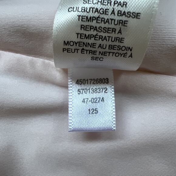 WHBM Tank Top Small Pink Ruched V-neck Lined Texture Career Office Layer - Picture 8 of 8